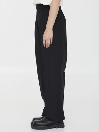 Black Wool Pants