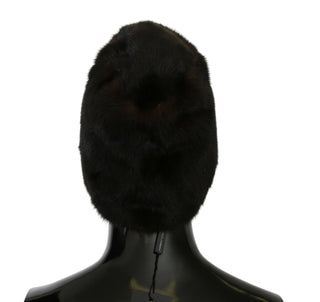 Elegant Black Silk Beanie - Chic Autumn/winter Accessory