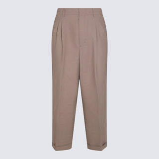 Ami Paris Trousers Beige