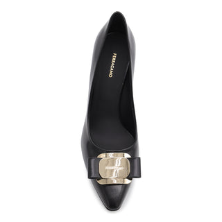 Ferragamo With Heel Black