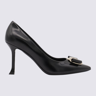 Ferragamo With Heel Black