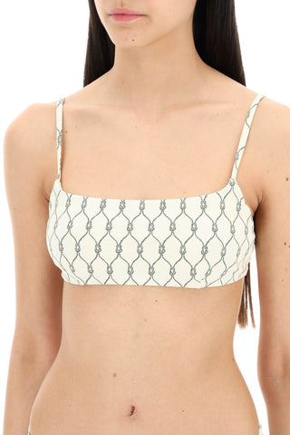 Printed Bikini Top For