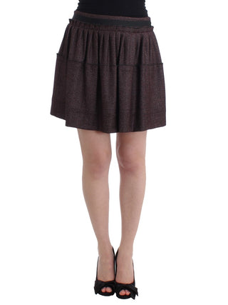 Chic Purple Mini Skirt For Elegant Evenings - Luxury for You