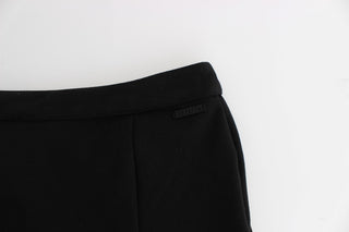 Chic Black Pencil Skirt Knee Length With Side Zip - Luxury for You