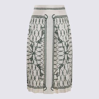 Tory Burch Skirts Green