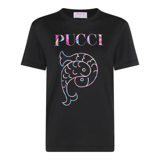 Emilio Pucci T-shirts And Polos Black