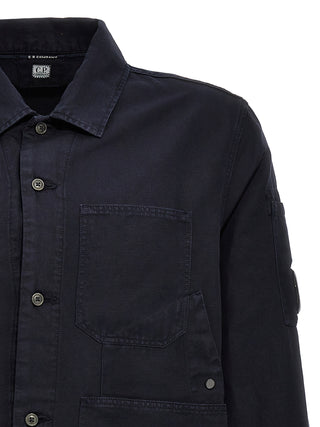 Overlapping Pocket Overshirt