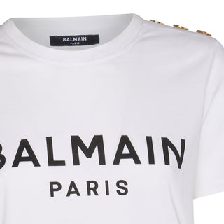 Balmain T-shirts And Polos White