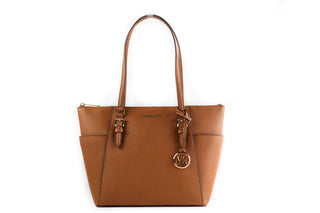 Charlotte Signature Leather Large Top Zip Tote Handbag Bag - Luxury for You