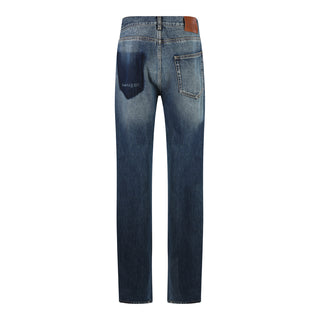 Alexander Mcqueen Jeans Blue