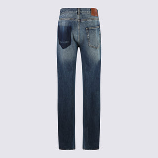 Alexander Mcqueen Jeans Blue