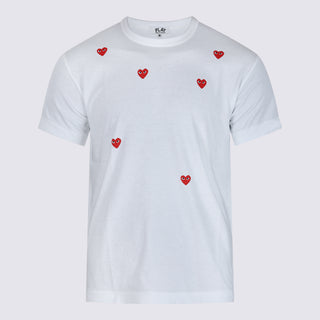 Comme Des Garcons Play T-shirts And Polos White