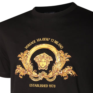 Versace T-shirts And Polos Black