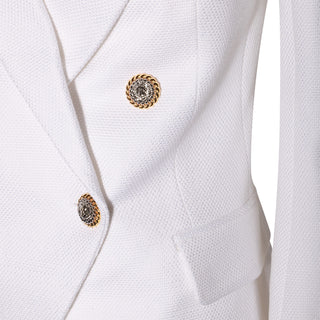 Balmain Jackets White