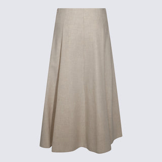 Brunello Cucinelli Skirts Beige