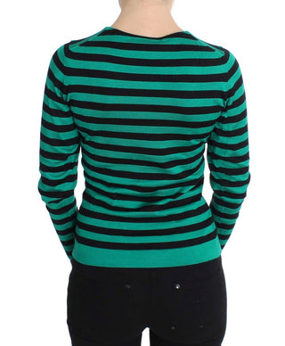 Elegant Striped Cashmere Silk Sweater - Luxury for You