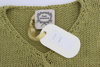 Elegant Green Sleeveless Vest Sweater - Luxury for You