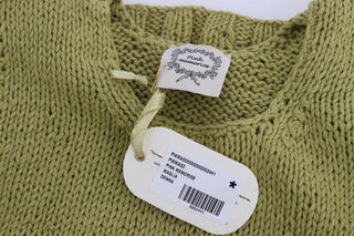 Chic Green Knitted Sleeveless Vest Sweater - Luxury for You