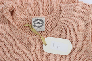 Elegant Pink Knitted Sleeveless Vest Sweater - Luxury for You