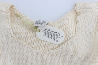 Beige Sleeveless Knit Vest Sweater - Luxury for You