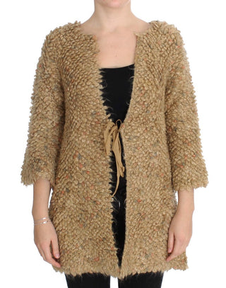 Elegant Beige Sweatercoat Cape - Luxury for You