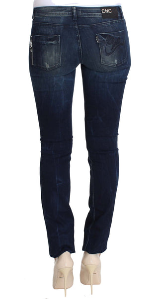 Chic Slim Fit Skinny Blue Jeans - Luxury for You