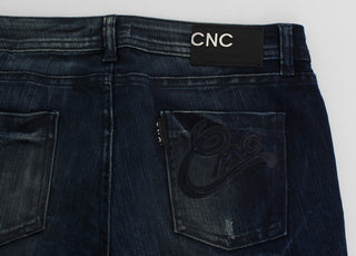 Chic Slim Fit Skinny Blue Jeans - Luxury for You