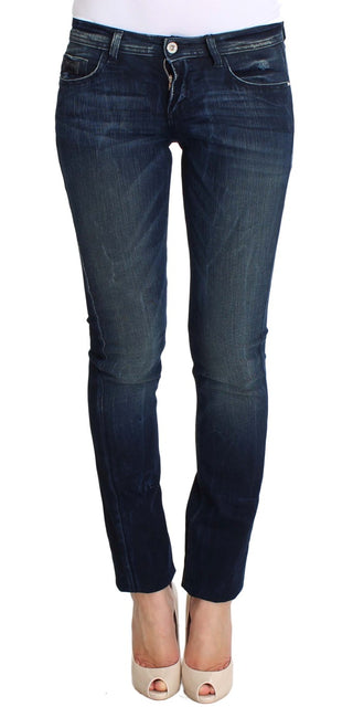 Chic Slim Fit Skinny Blue Jeans - Luxury for You