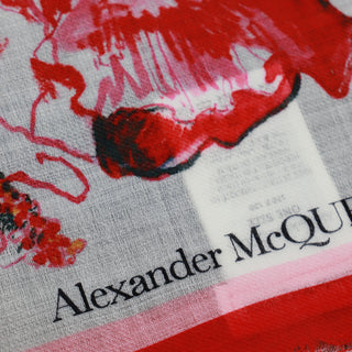 Alexander Mcqueen Scarfs Red