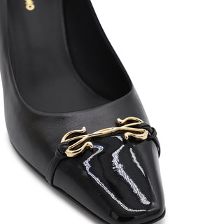 Ferragamo With Heel Black