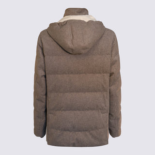 Brunello Cucinelli Coats Grey