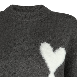 Ami Paris Sweaters Grey