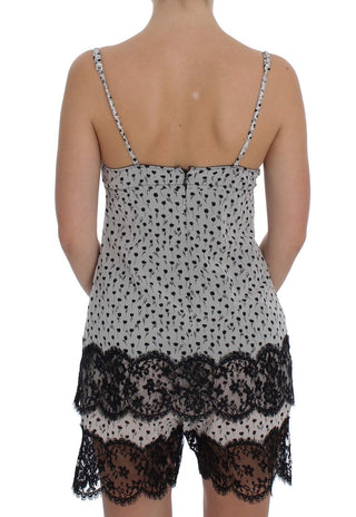 Elegant Floral Lace Silk Chemise - Luxury for You