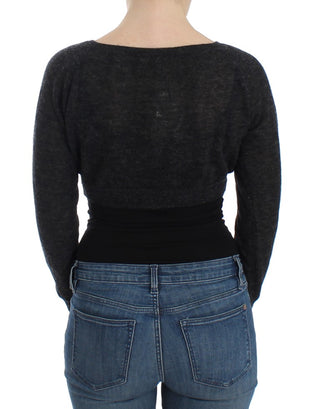 Chic Cropped Alpaca Wool Sweater - Luxury for You