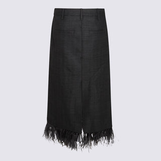 Brunello Cucinelli Skirts Anthracite