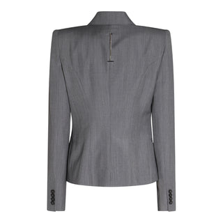 Alexander Mcqueen Jackets Grey