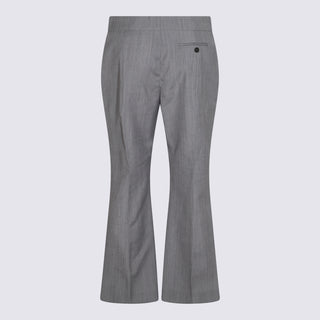 Alexander Mcqueen Trousers Grey