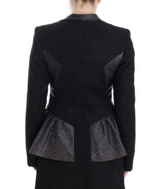 Elegant Monochrome Zippered Blazer Jacket - Luxury for You