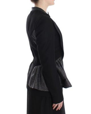 Elegant Monochrome Zippered Blazer Jacket - Luxury for You