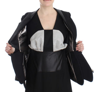 Elegant Monochrome Zippered Blazer Jacket - Luxury for You