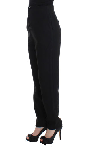 Elegant High-waist Black Pants - Luxury for You