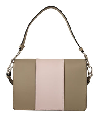 Chic Sage Shoulder Bag With Dual Straps