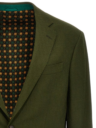 Jacquard Wool Blazer Jacket