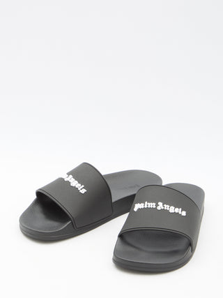 Monogram Rubber Slide Sandals