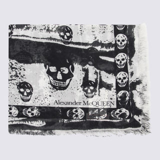 Alexander Mcqueen Scarfs White