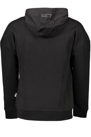 Black Cotton Men Sweater