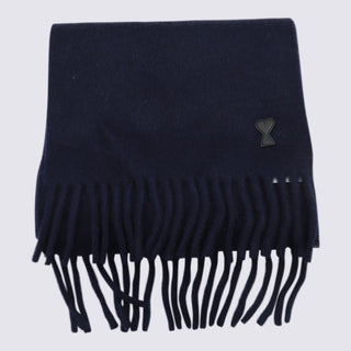 Ami Paris Scarfs Blue