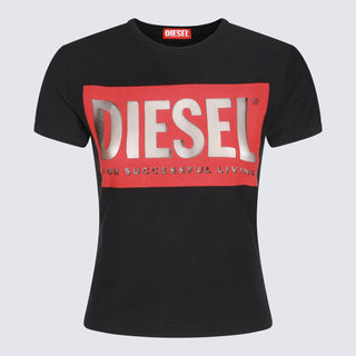 Diesel T-shirts And Polos Black