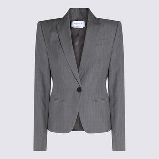 Alexander Mcqueen Jackets Grey