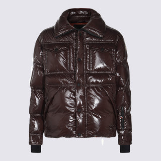 Moncler Grenoble Coats Brown